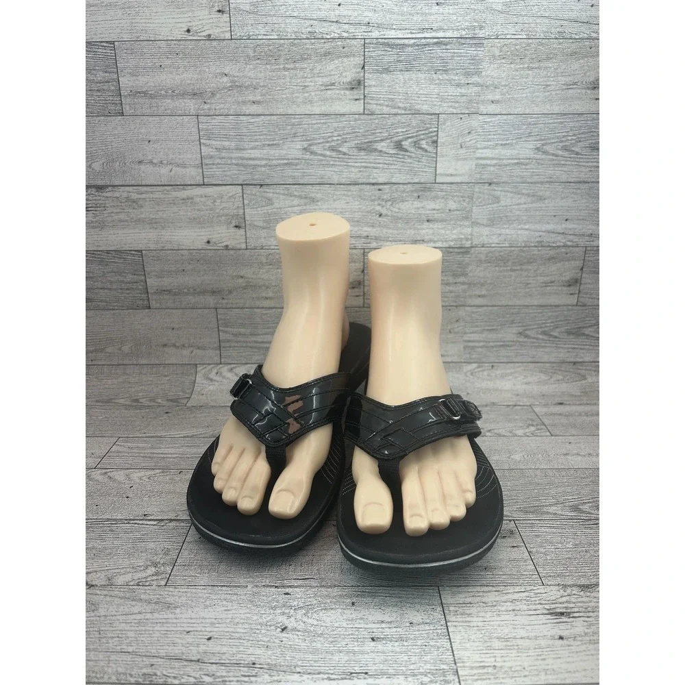 Clarks Cloudsteppers Arla Gracie Sandals Womens Size 8 Comfort‎ Flip Flop Shoes